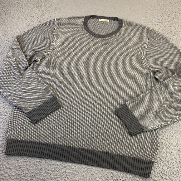 Marine Layer Other - Marine Layer Knit Crewneck Mens 2XL Sweater Heathered Gray Sweatshirt Cuffed XXL